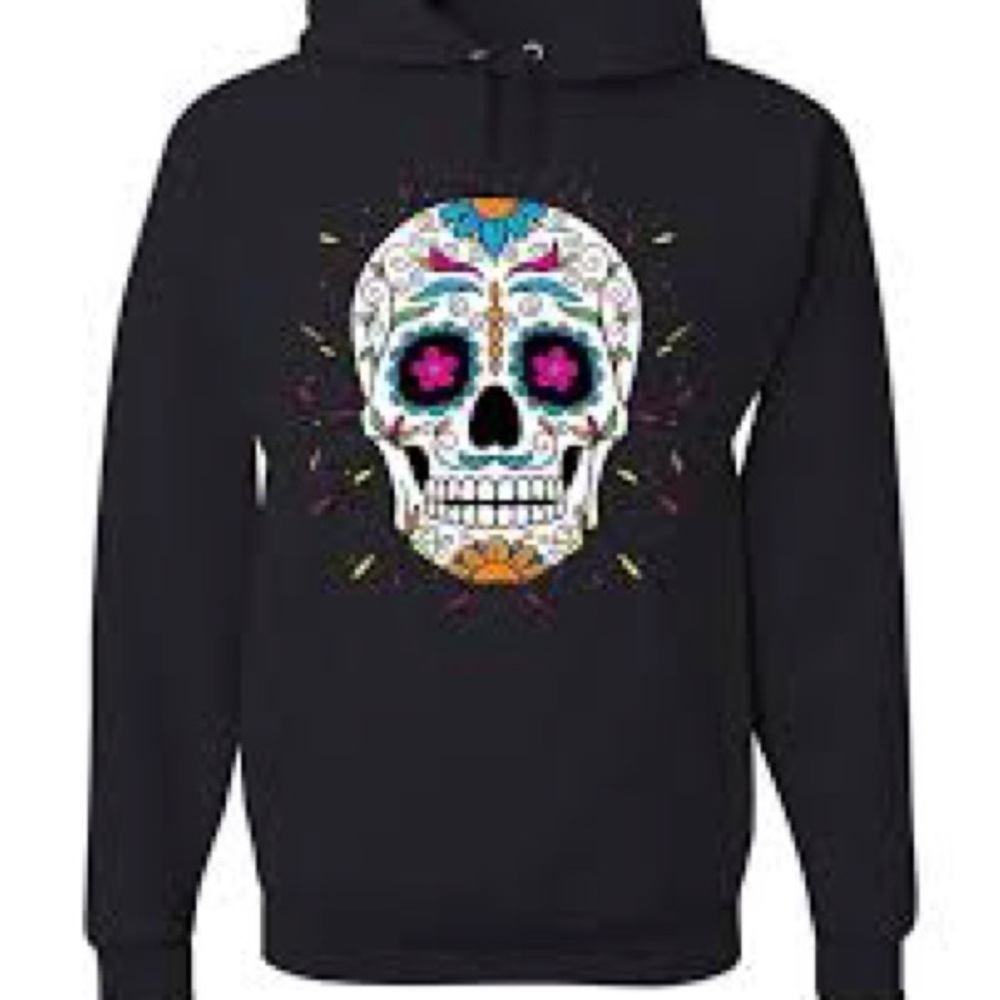 Independent trading company Sugar  Skull Black Hoodie